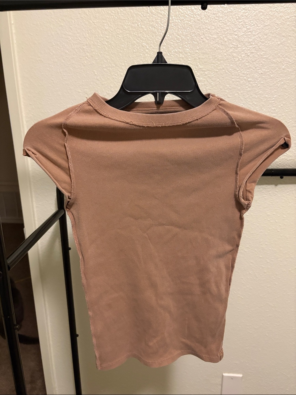 We The Free Ribbed Short Sleeve Tee XS